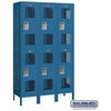 Image of Salsbury 15" Wide Double Tier Vented Metal Locker 45" W x 78" H x 18" D (Unassembled)