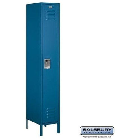 Salsbury 15" Wide Single Tier Standard Metal Locker 15" W x 78" H x 15" D (Unassembled)