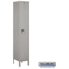 Image of Salsbury 15" Wide Single Tier Standard Metal Locker 15" W x 78" H x 15" D (Unassembled)