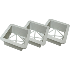 Soft Touch Set Of 15” Premium Base Covers W/ Double First Base And Mounting System A15DBL-SET