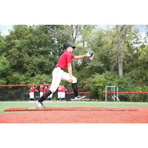 The Perfect Mound Defender Series Softball Pitching Mat Pro SBMPRO (13' x 4')