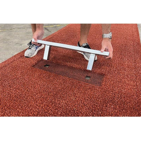 The Perfect Mound Defender Series Softball Pitching Mat SBM (11' x 4')
