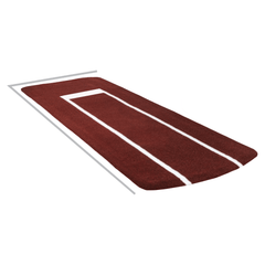 The Perfect Mound Defender Series Softball Pitching Mat SBM (11' x 4')