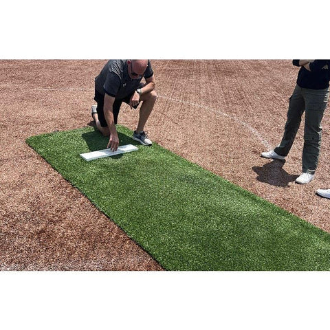 The Perfect Mound Defender Series Softball Pitching Mat SBM (11' x 4')