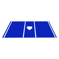 Trigon 6' x 12' Pro Turf Colored Home Plate Lined Batting Mats