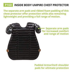Champion Sports Umpire Inside Body Chest Protector P160